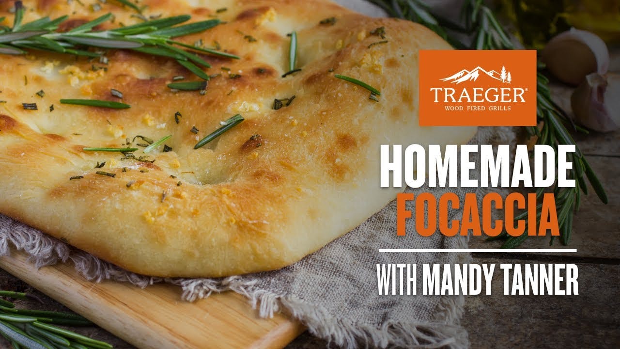 Focaccia w/ Mandy Tanner Full Recipe | Traeger Grills thumbnail